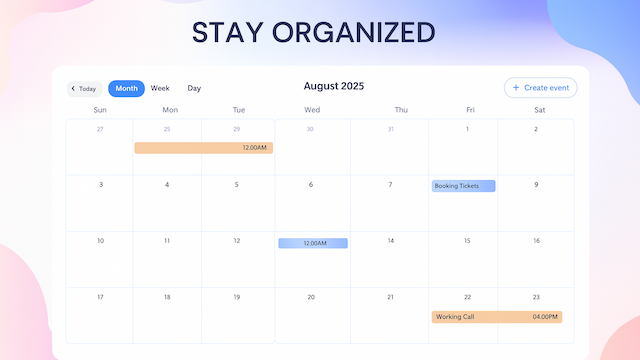 product-updates - View and Manage Employee Calendars in Wifox Core Banking