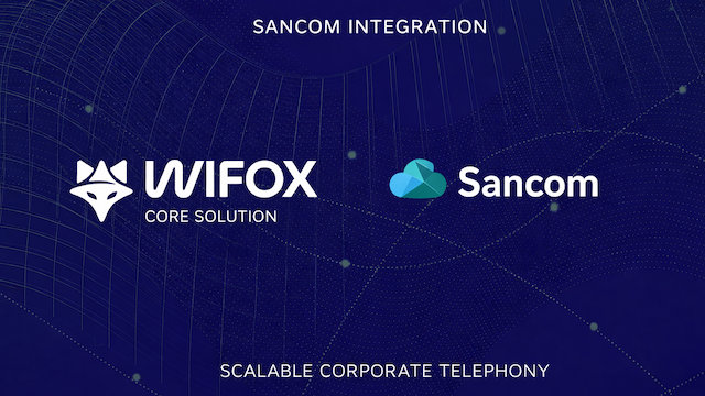 integrations - Sancom Integration in Wifox CRM